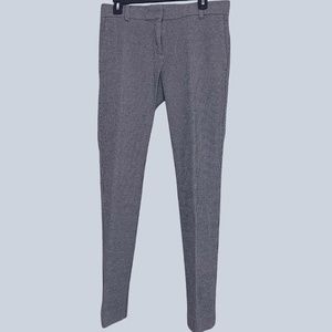 Ann Taylor -The Straight Leg Pant In Puppytooth-  Size 4 Black and White